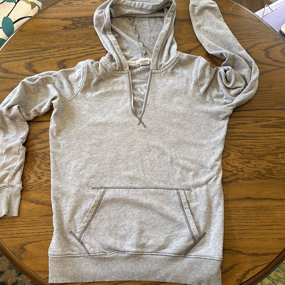 Pink VS Gray hooded Sweatshirt